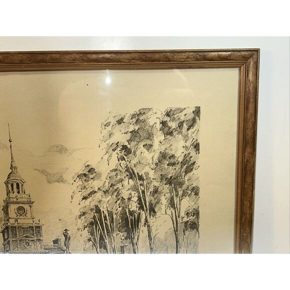 Independence Hall M Bradbury Hunmer Philadelphia PA T.D.M. Co 1942 - Picture 4 of 16